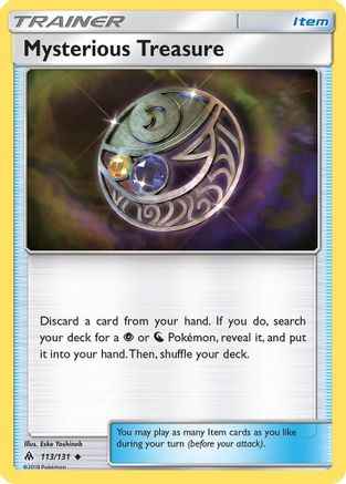 Mysterious Treasure 113/131 - SM  Forbidden Light Reverse Holofoil