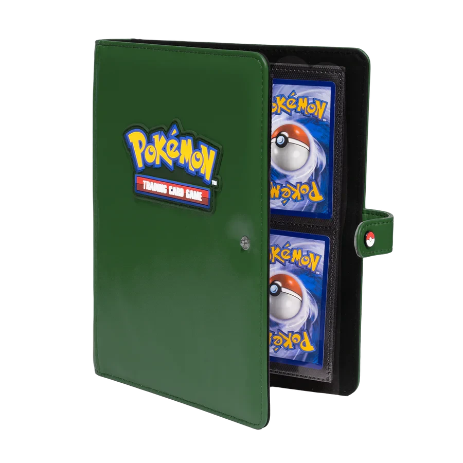 Green 4-Pocket Premium Snap Binder for the Pokémon Trading Card Game