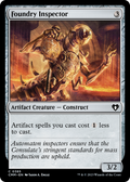 Foundry Inspector (CMM-385) - Commander Masters Foil