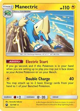 Manectric 052/168 - SM  Celestial Storm
