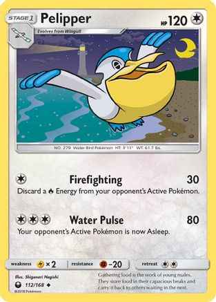 Pelipper 112/168 - SM  Celestial Storm Reverse Holofoil