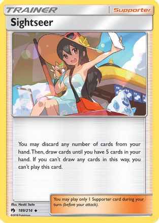 Sightseer 189/214 - SM  Lost Thunder