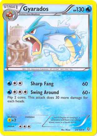 Gyarados (Cosmos Holo) 024/124 - Blister Exclusives Holofoil