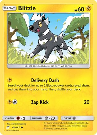 Blitzle 044/181 - SM  Team Up Reverse Holofoil