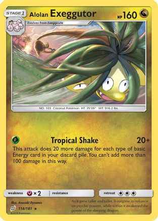 Alolan Exeggutor 114/181 - SM  Team Up