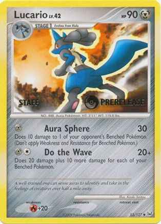 Lucario 053/127 - Diamond and Pearl Promos