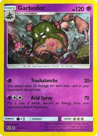 Garbodor (Cosmos Holo) 51a/145 - Alternate Art Promos Holofoil