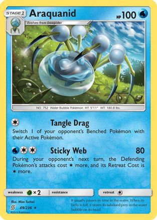 Araquanid 049/236 - SM  Unified Minds Reverse Holofoil