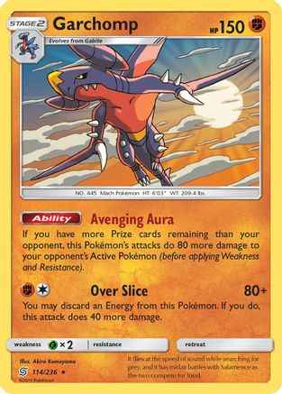 Garchomp 114/236 - SM  Unified Minds Reverse Holofoil