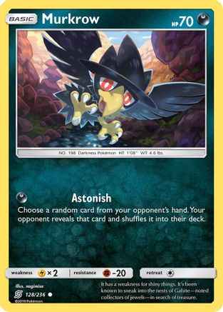 Murkrow 128/236 - SM  Unified Minds Reverse Holofoil
