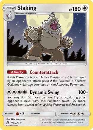 Slaking 170/236 - SM  Unified Minds Holofoil