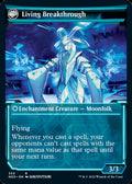 Inventive Iteration // Living Breakthrough (NEO-355) - Kamigawa: Neon Dynasty: (Showcase, fandfc)