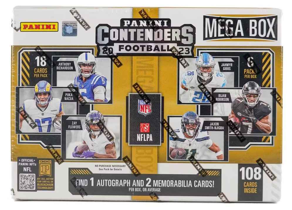 2023 Panini Contenders Football Mega Box (Teal Parallels)