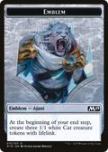 Ajani, Adversary of Tyrants Emblem (M19-015) - Core Set 2019 Tokens