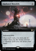 Darksteel Monolith (CMM-778) - Commander Masters: (Extended Art)