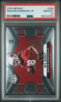 Graded 2024 Panini Mosaic Marvin Harrison Jr #283 Rookie RC Football Card PSA 10 Gem Mint