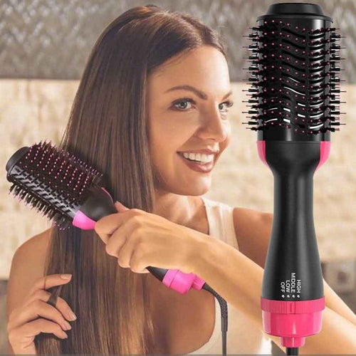 2-in-1 Hair Dryer Volumizer Hot Hair Brush Roller Comb