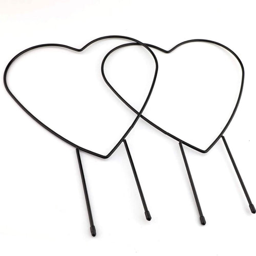 2-Pack: Heart-Shaped Plant Support Stake