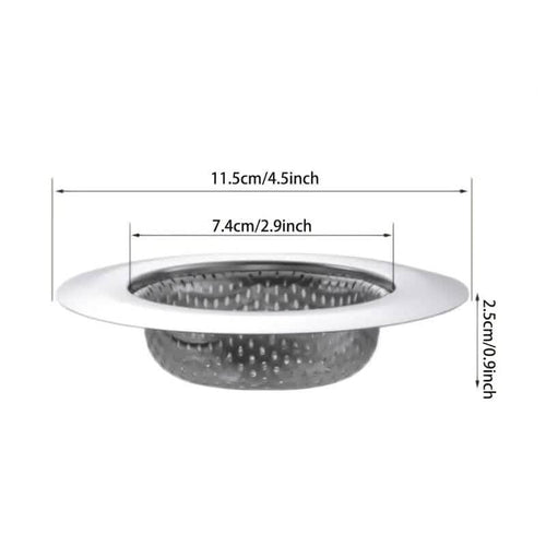 2-Pack: Stainless Steel Kitchen Sink Strainer