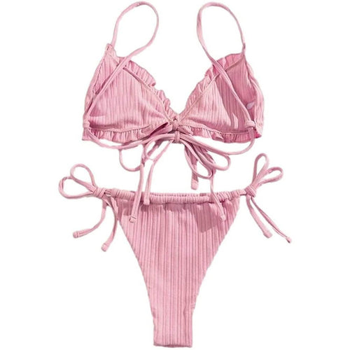 2-Piece Set: Thong Brazilian Bikini Swimsuit