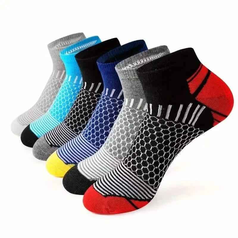 20-Pairs: Men's Outdoor Color Matching Low-Top Socks