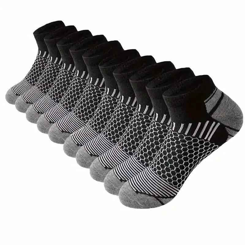 20-Pairs: Men's Outdoor Color Matching Low-Top Socks