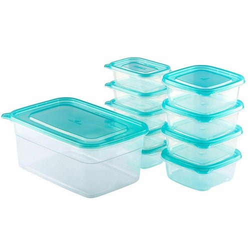 20-Piece Set: Chef's Star BPA-Free Reusable Microwavable Meal Prep Containers
