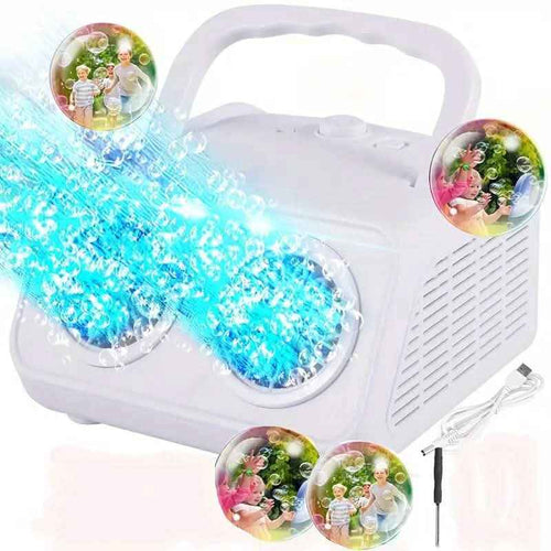 20000+ Bubbles Electric Bubble Machine with 2 Fans