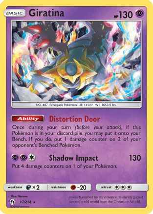 Giratina 097/214 - Deck Exclusives