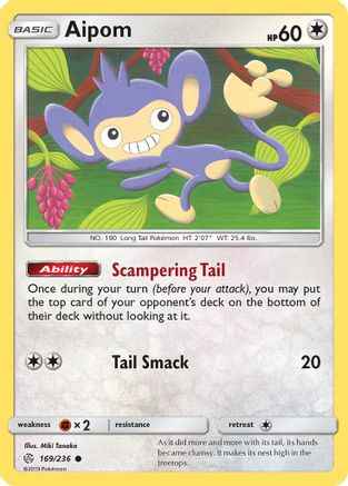 Aipom 169/236 - SM  Cosmic Eclipse