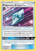 Dragonium Z: Dragon Claw 190/236 - SM  Cosmic Eclipse Reverse Holofoil