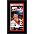 Framed The Atlanta Journal Constitution Georgia Bulldogs 2021 NCAA National Champions 17x27 Newspaper Cover Photo Professionally Matted V2