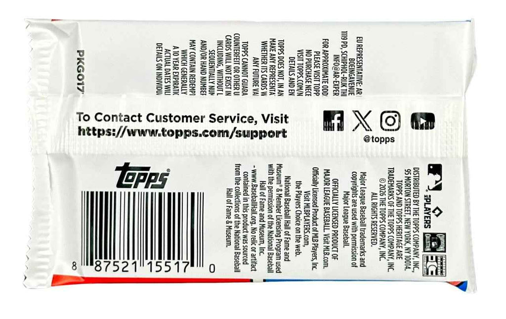 2026 Topps Heritage Baseball Hobby Pack