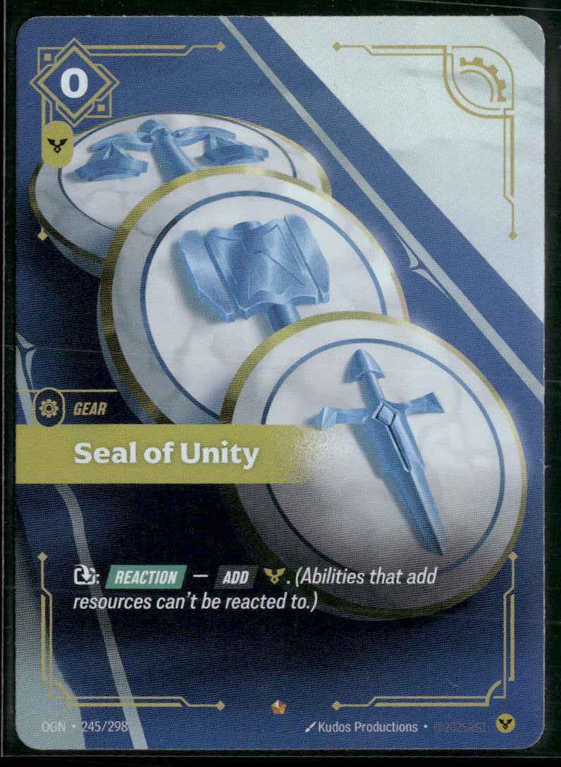 Seal of Unity #245/298 - Riftbound Origins