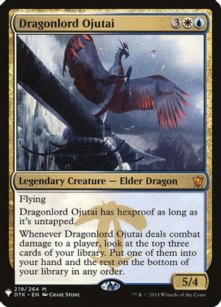 Dragonlord Ojutai (LIST-219/264) - The List Reprints