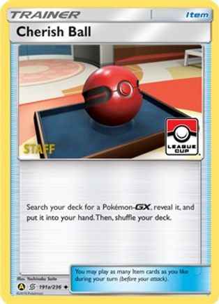 Cherish Ball (League Cup) [Staff] 191a/236 - League & Championship Cards Reverse Holofoil