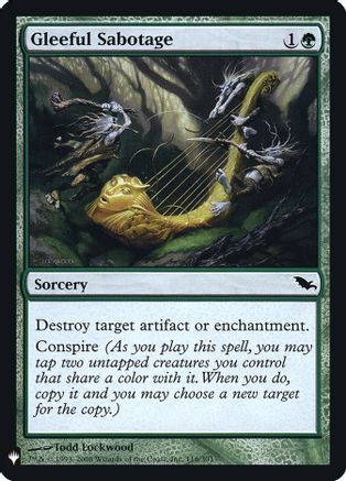 Gleeful Sabotage (LIST-116) - The List Reprints Foil