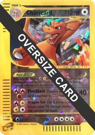 Charizard (Box Topper) 009/12 - Jumbo Cards Reverse Holofoil