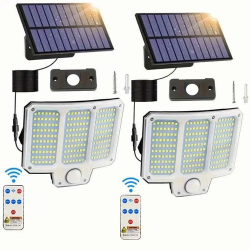 210LED Super Bright Motion Sensor Solar Strong Power LED Garden Wall Lamp