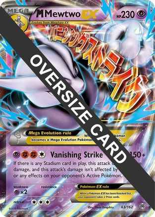 M Mewtwo EX 063/162 - Jumbo Cards Holofoil