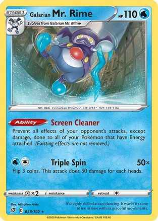 Galarian Mr. Rime 038/192 - SWSH02 Rebel Clash
