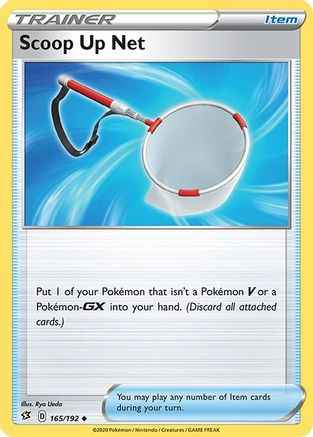 Scoop Up Net 165/192 - SWSH02 Rebel Clash Reverse Holofoil
