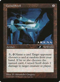 Cursed Scroll (1st Place) (Arena League) (OVER-) - Oversize Cards