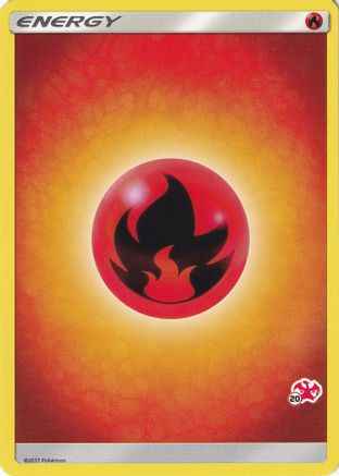 Fire Energy (# Charizard Stamped)  - Battle Academy