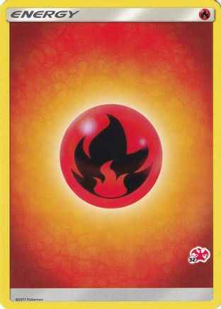 Fire Energy (# Charizard Stamped)  - Battle Academy