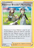 Pokemon Breeder's Nurturing 166/189 - SWSH03 Darkness Ablaze