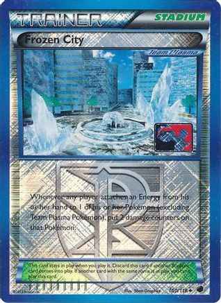 Frozen City (Team Plasma) (League Promo) 100/116 - League & Championship Cards Reverse Holofoil