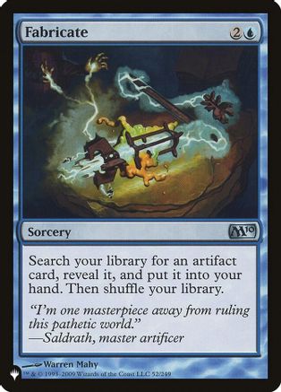 Fabricate (LIST-52/249) - The List Reprints
