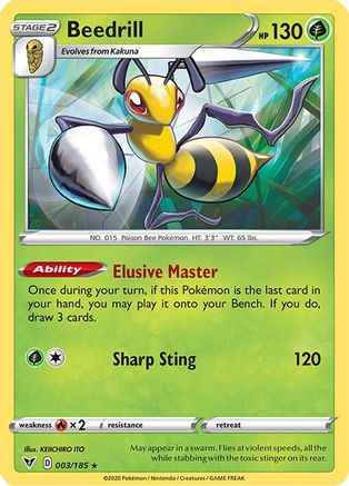 Beedrill 003/185 - SWSH04 Vivid Voltage