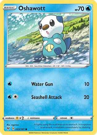 Oshawott 033/185 - SWSH04 Vivid Voltage